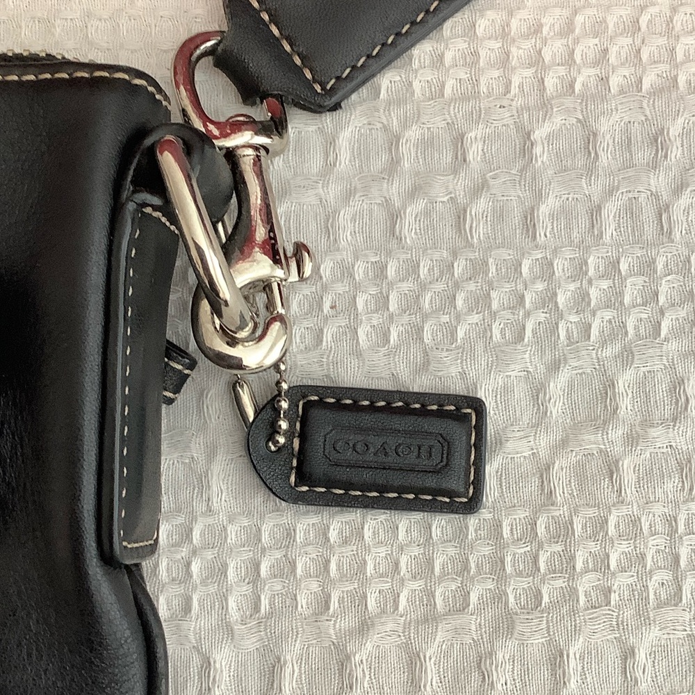Coach Black Leather Crossbody Bag - Picture 3 of 5
